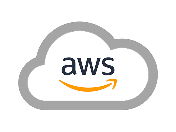 AWS cloud and architecture illustration